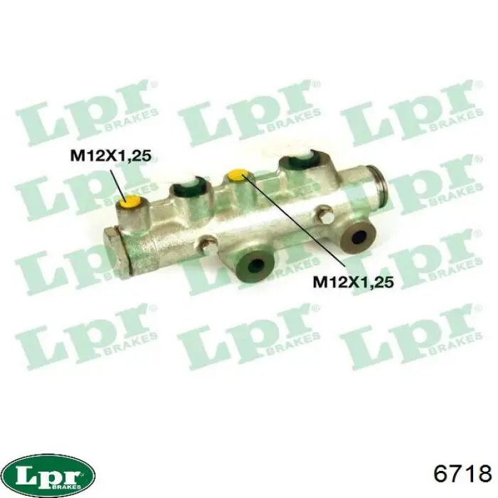 Купити 6718 LPR Головний гальмівний циліндр