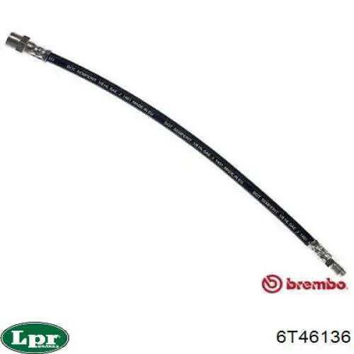 Шланг гальмівний передній LPR 6T46136 ціна, від 4.45 USD
