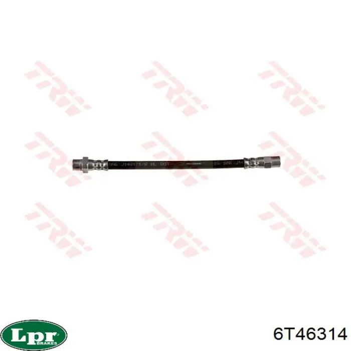 Шланг гальмівний задній LPR 6T46314 ціна, від 3.59 USD
