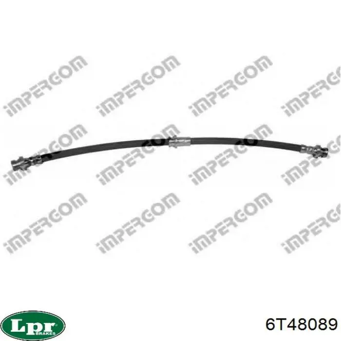 6T48089 LPR Гнучка гальмівна трубка передня