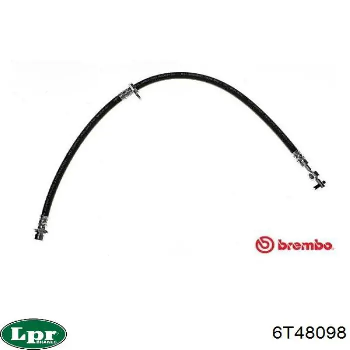 Шланг гальмівний передній, лівий LPR 6T48098 ціна, від 12.04 USD
