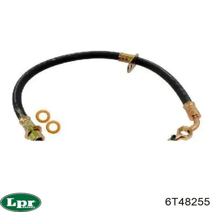 Шланг гальмівний передній, лівий LPR 6T48255 ціна, від 12.27 USD