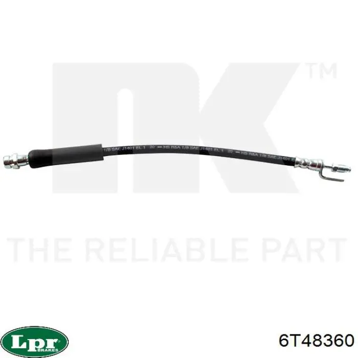 Шланг гальмівний передній LPR 6T48360 ціна, від 8.02 USD