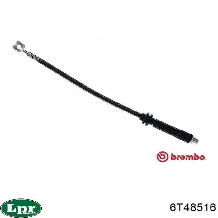 Шланг гальмівний передній, правий LPR 6T48516 ціна, від 7.64 USD