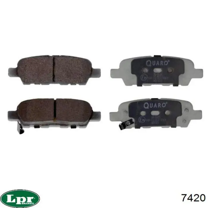 Колодки гальмові задні, барабанні LPR 7420 ціна, від 20.43 USD