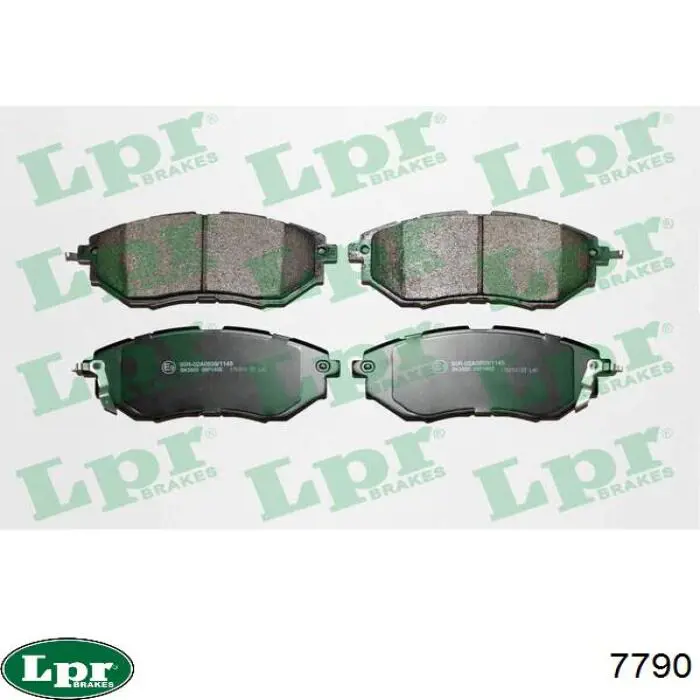 7790 LPR Колодки гальмівні задні, барабанні