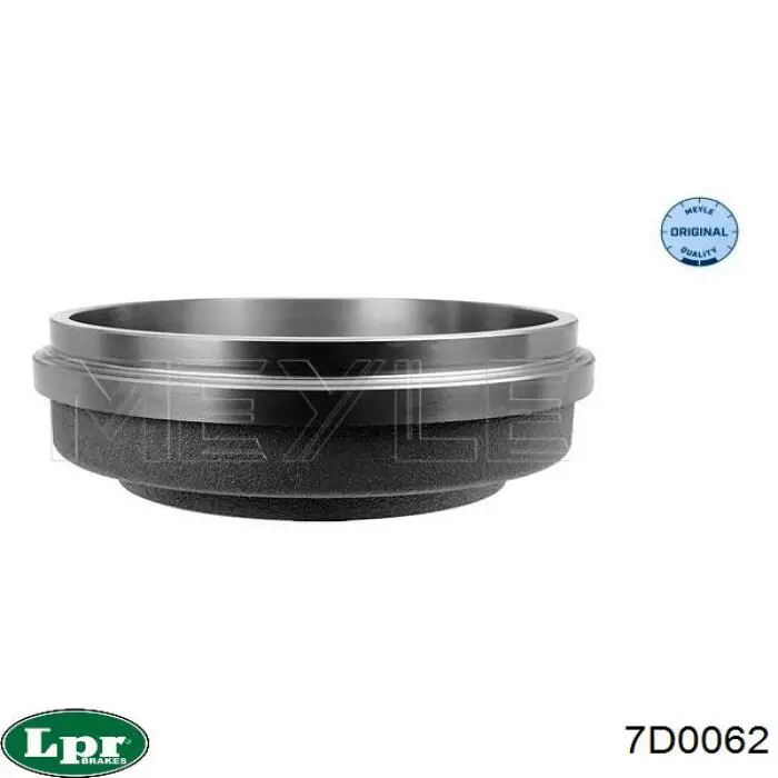 Барабан гальмівний задній LPR 7D0062 ціна, від 36.74 USD