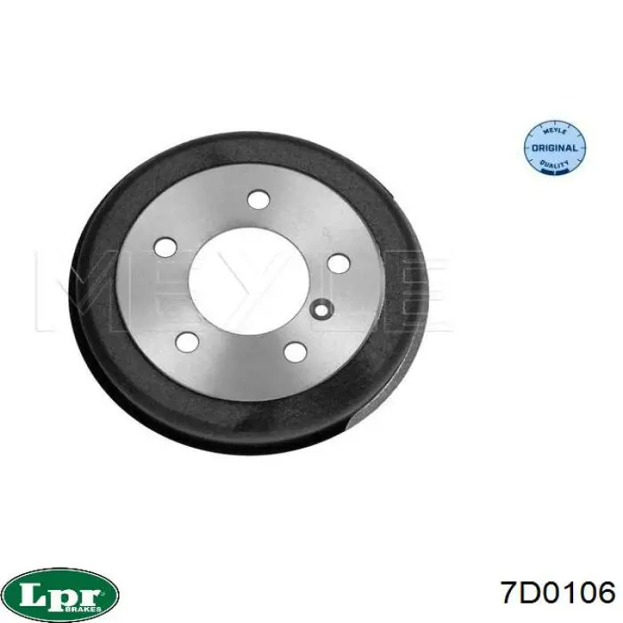 Барабан гальмівний задній LPR 7D0106 ціна, від 29.56 USD