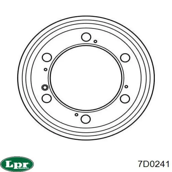 Барабан гальмівний задній 7D0241 LPR