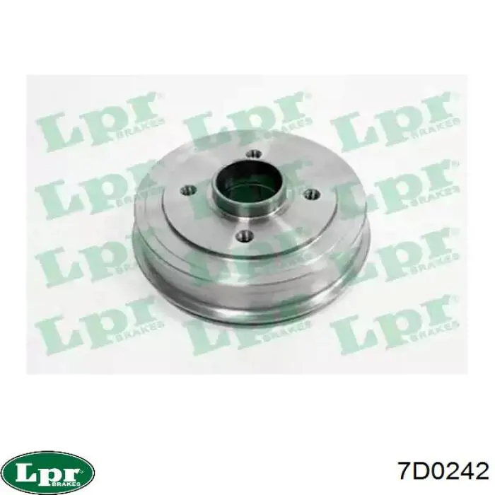 Купити 7D0242 LPR Барабан гальмівний задній