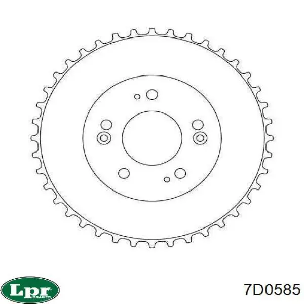 Купити 0K55226251A Hyundai/Kia Барабан гальмівний задній