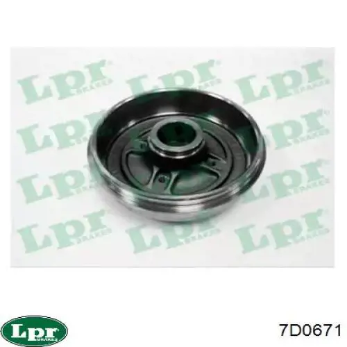 Купити 7D0671 LPR Барабан гальмівний задній