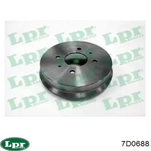 7D0688 LPR Барабан гальмівний задній
