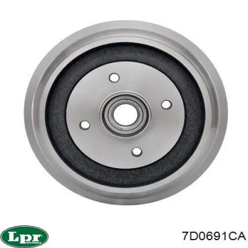 Купити 7D0691CA LPR Барабан гальмівний задній