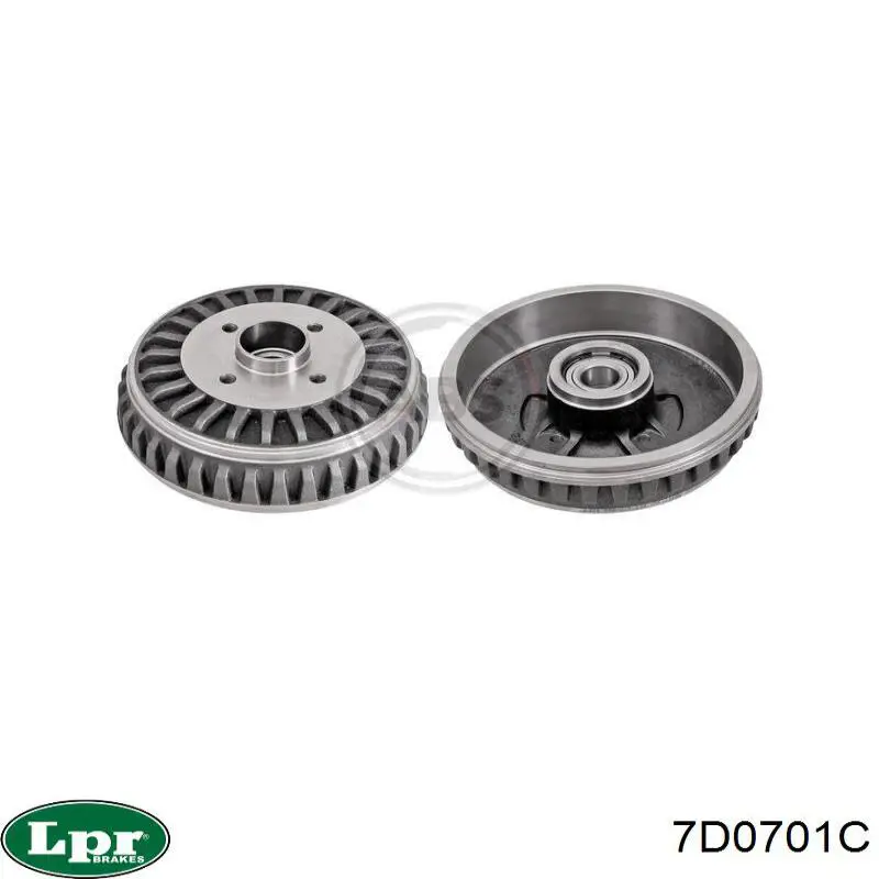 Барабан гальмівний задній LPR 7D0701C ціна, від 109.57 USD