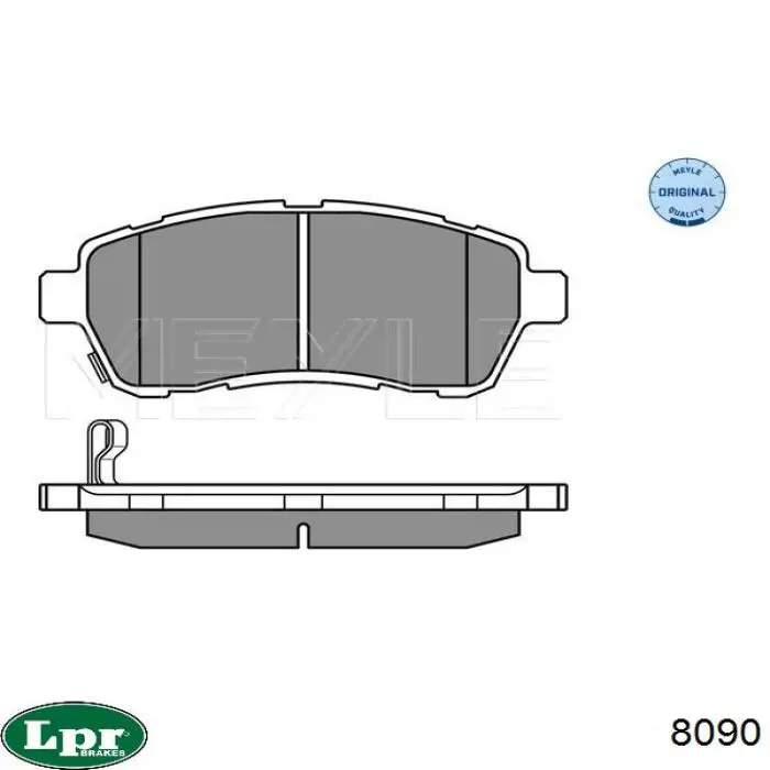 Колодки ручника 8090 LPR