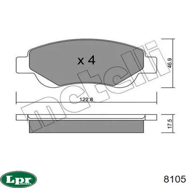 Циліндр зчеплення, робочий LPR 8105