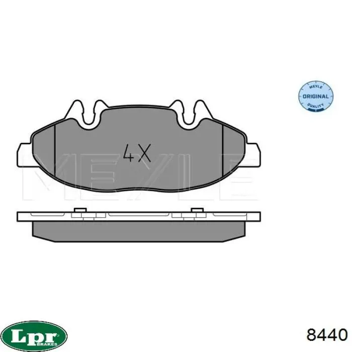 Колодки гальмові задні, барабанні LPR 8440 ціна, від 33.47 USD