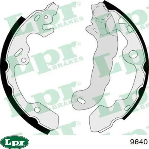 Купити 9640 LPR Колодки гальмові задні, барабанні