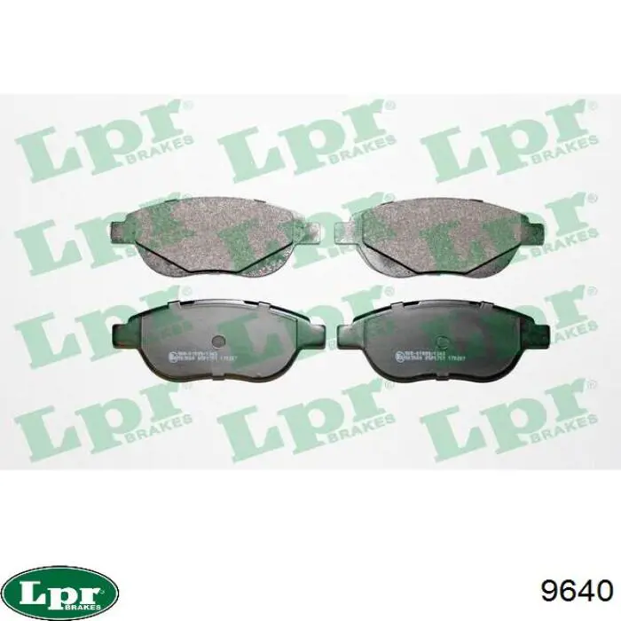 9640 LPR Колодки гальмівні задні, барабанні