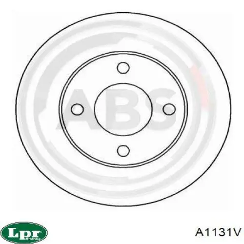 Диск гальмівний передній A1131V LPR