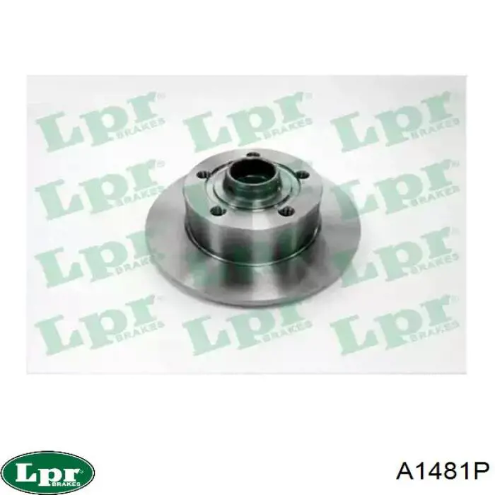 Купити A1481P LPR Диск заднього гальма