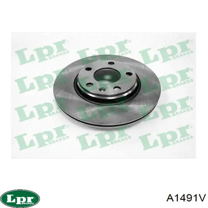Диск переднього гальма LPR A1491V ціна, від 30.47 USD