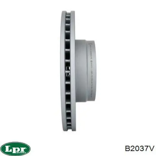 Диск переднього гальма LPR B2037V ціна, від 72.37 USD