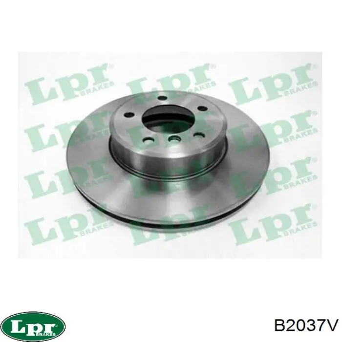 Диск переднього гальма LPR B2037V ціна, від 72.37 USD
