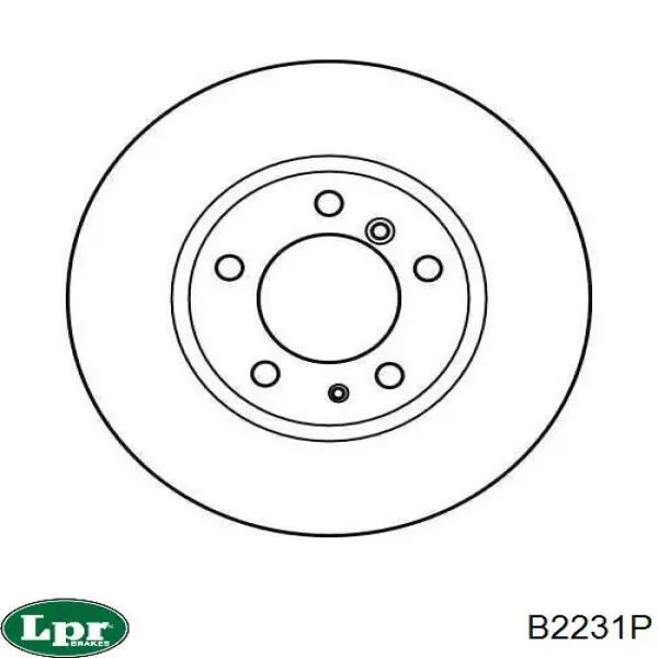 Купити B2231P LPR Ротор гальмівний