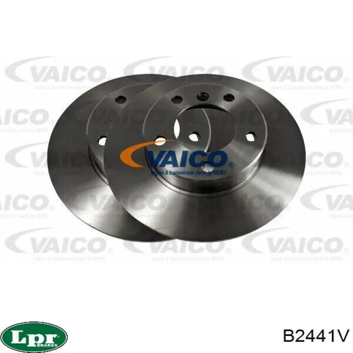 Диск переднього гальма LPR B2441V ціна, від 38.63 USD
