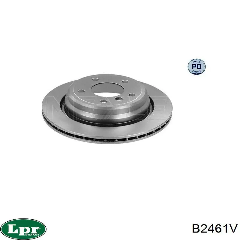 B2461V LPR диск гальмівний задній