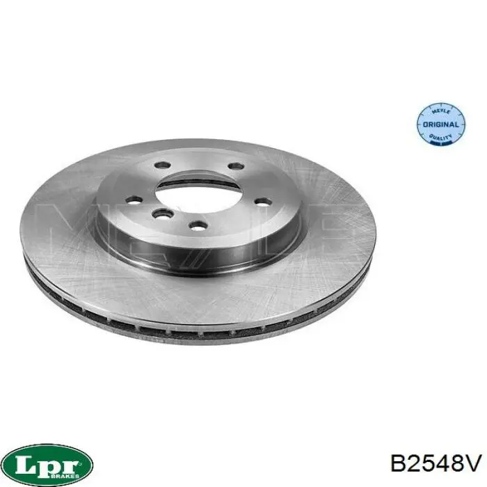 Диск переднього гальма LPR B2548V ціна, від 53.02 USD