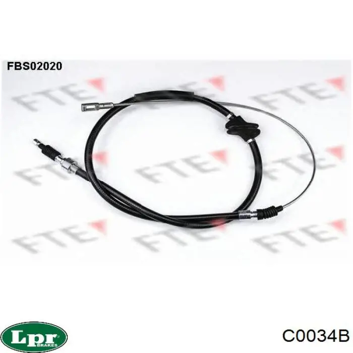 Трос ручного гальма задній, правий/лівий Febi 2089 ціна, від 8.14 USD