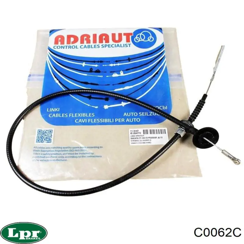 Трос зчеплення LPR C0062C ціна, від 7.94 USD