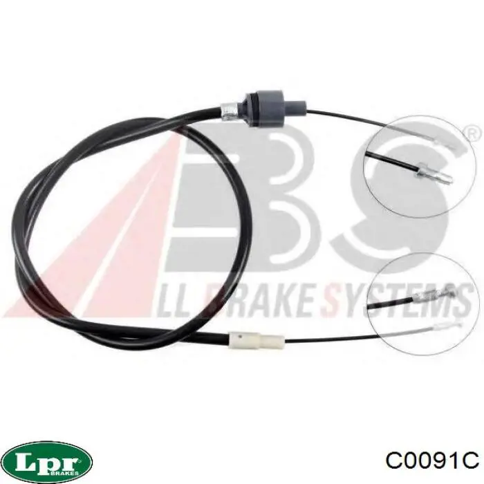 Трос зчеплення LPR C0091C ціна, від 7.33 USD