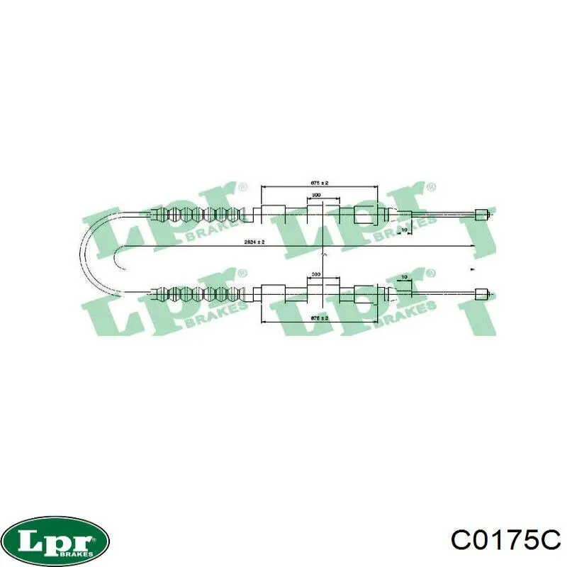 C0175C LPR Трос зчеплення