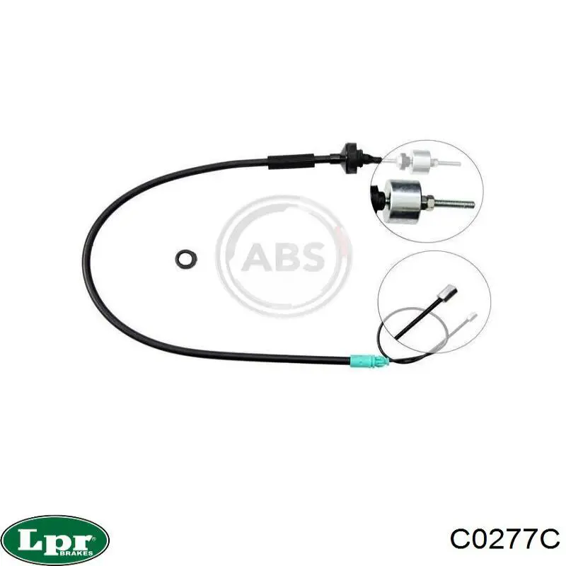 Трос зчеплення LPR C0277C ціна, від 9.56 USD