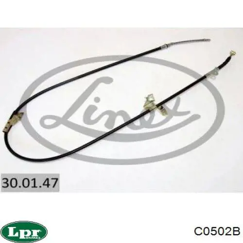 300147 Linex Трос ручного гальма задній, правий