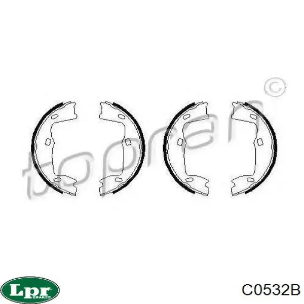 Трос стоянкового гальма задній правий LPR C0532B ціна, від 8.94 USD