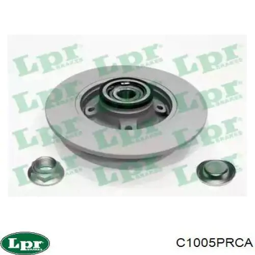 C1005PRCA LPR диск гальмівний задній