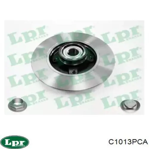 C1013PCA LPR диск гальмівний задній