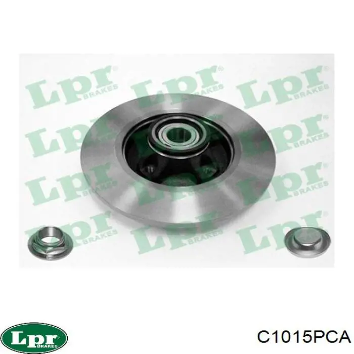 C1015PCA LPR диск гальмівний задній