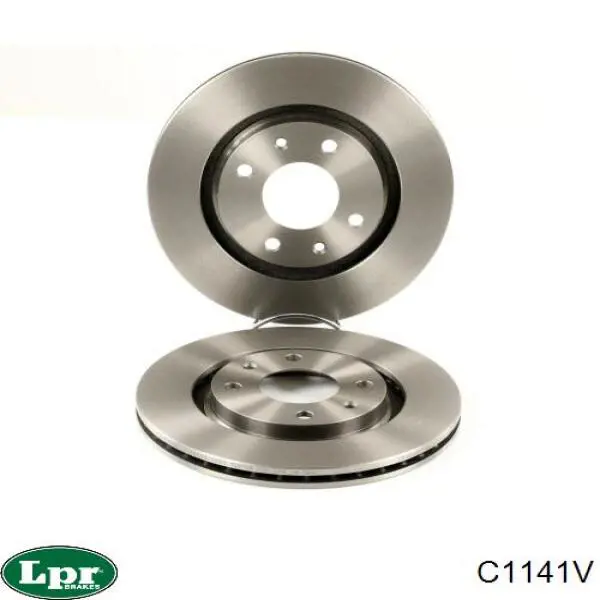 Диск переднього гальма LPR C1141V ціна, від 23.37 USD