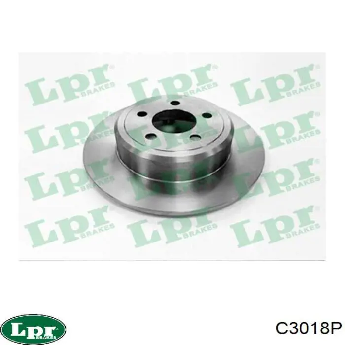 C3018P LPR диск гальмівний передній