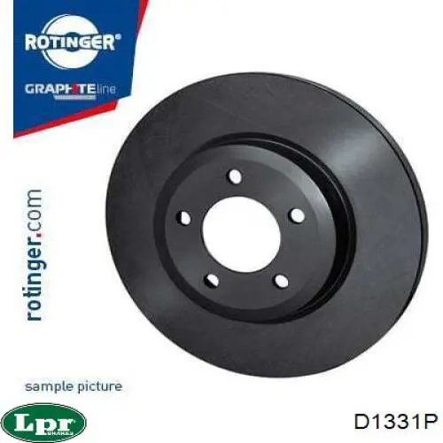 Купити D1331P LPR Диск заднього гальма