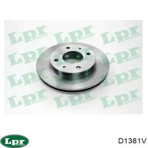 D1381V LPR диск гальмівний передній