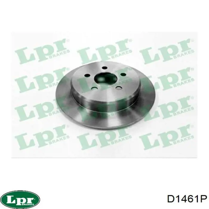 D1461P LPR диск гальмівний задній