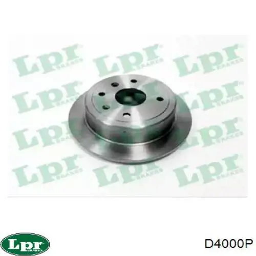 D4000P LPR диск гальмівний задній