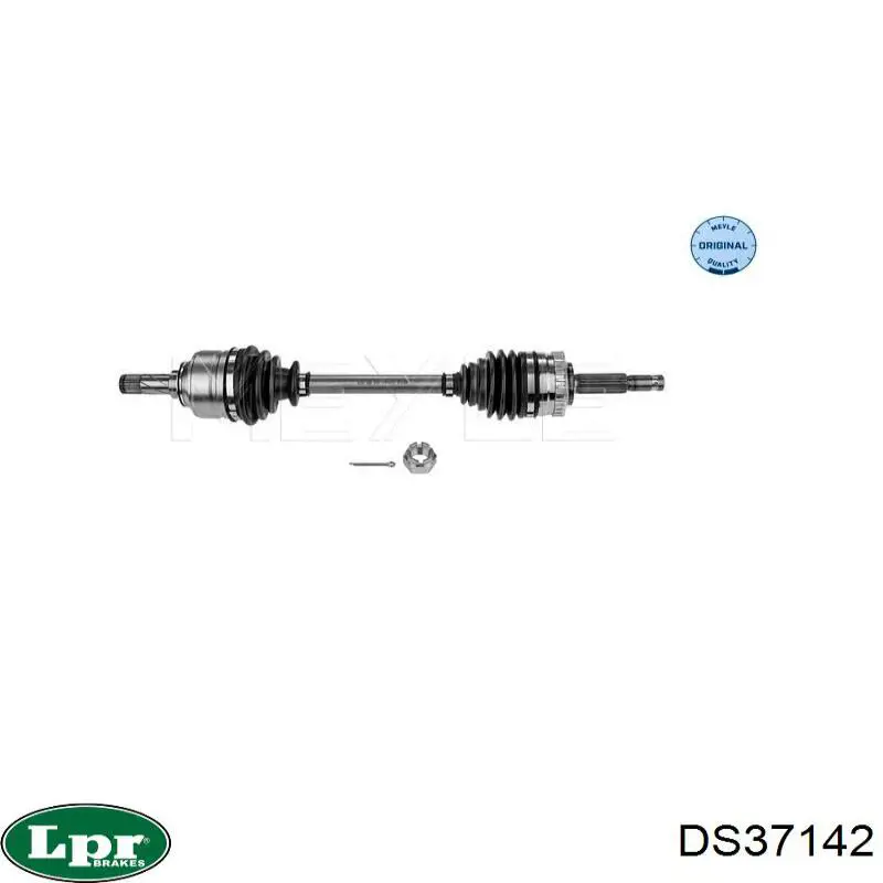 Піввісь (привід) передня, ліва DS37142 LPR